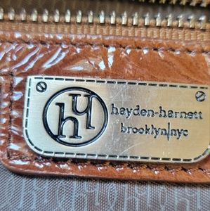 Hayden-Harnett Brown Leather Shoulder Bag